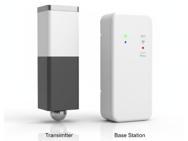 Two-Part Water Level Sensor with Base Station
